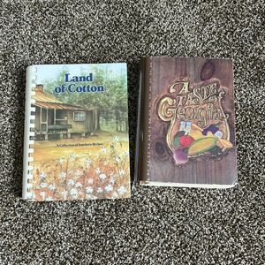 Cookbook bundle lot 2 - A Taste of Georgia 1994, Land of Cotton 2004
